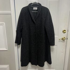 Maska Alpaca Mohair Wool Blend Coat Women’s Size 38 Made In Italy